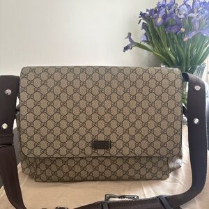 Gucci GG Supreme Diaper Bag